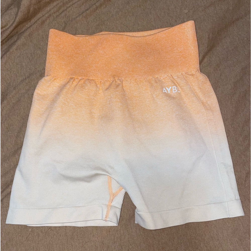 Aybl Orange Ombré Shorts